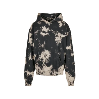 Afbeelding van Urban Classics Bleached Hoody Hoodie, Heren, Maat: Small, Black