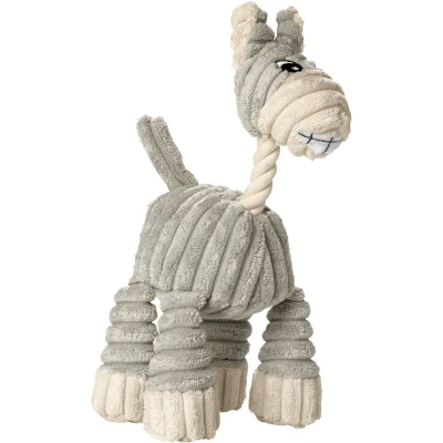Afbeelding van Dog toy Hunter Huggly Zoo Grey Donkey