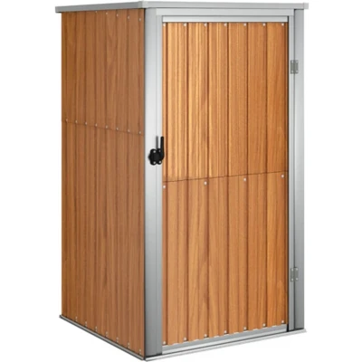 Afbeelding van vidaXL Tuinschuur 88x89x161 cm gegalvaniseerd staal bruin