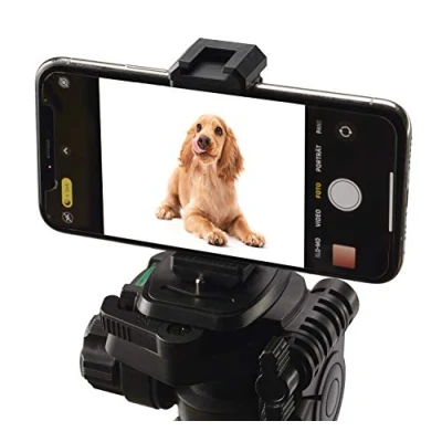 Afbeelding van Cullmann 41142 CROSS CX142 Smartphone Houder met Accessoire Schoen (Universeel Gebruik) Verstelbare breedte van 63 tot 105 mm, zwart