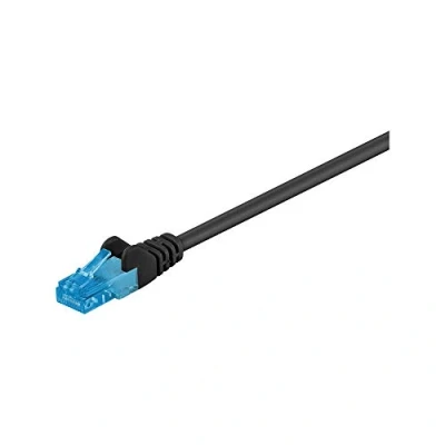 Afbeelding van U/UTP CAT6a 10 Gigabit netwerkkabel / zwart LSZH 20 meter