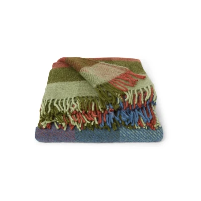Afbeelding van Klippan Gotland plaid van wol 130 x 200 cm Multicolor