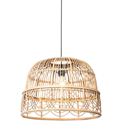 Afbeelding van QAZQA Oosterse hanglamp rotan 44 cm Michelle