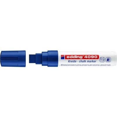 Afbeelding van Edding 4090 Window Marker Krijt blauw