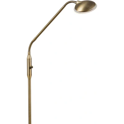 Afbeelding van QAZQA Moderne vloerlamp brons incl. LED Eva 1