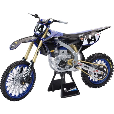 Afbeelding van NewRay Dylan Ferrandis Star Racing Yamaha YZF450 Replica Mini Crossmotor 1/6 Schaalmodel Met Stickers 49723