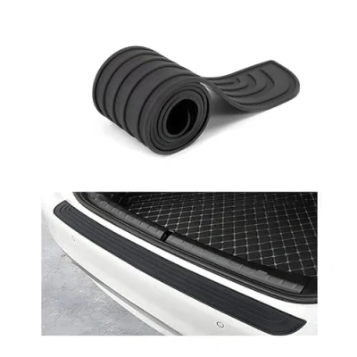 Afbeelding van 1 stuks Auto Achterbumper Protector,voor Hyundai Tucson N Line NX4 2023 2022 2021 krasbestendig en slijtvast zelfklevende achterbumperbescherming