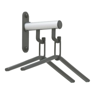 Afbeelding van Van Esch Tertio H16K garderobe element met 2 hangers