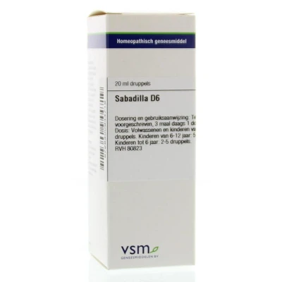 Afbeelding van Vsm Sabadilla D6, 20 ml