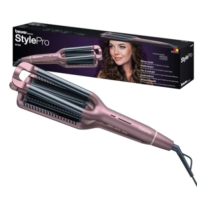 Afbeelding van Beurer HT 65 Krultang Golvenkrultang Wafeltang Waver 4 in 1 golven Keramische keratine coating 3 Jaar garantie