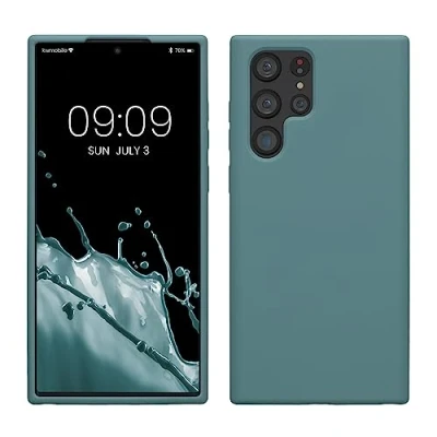 Afbeelding van kwmobile telefoonhoesje compatibel met Samsung Galaxy S22 Ultra hoesje Zachte case voor smartphone Back cover in antieksteen