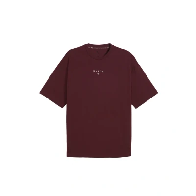 Afbeelding van Puma Hyrox Lifestyle Tshirt print, Heren, Maat: Small, Ruby shimmer