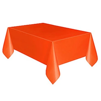 Afbeelding van Unique Party 5097 Oranje Plastic Tafelkleed, 9ft x 4ft