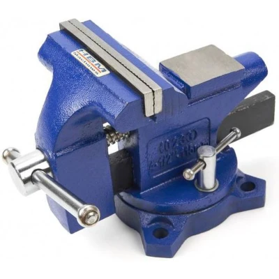 Afbeelding van HBM 115 mm. Bankschroef Met Pijpklem
