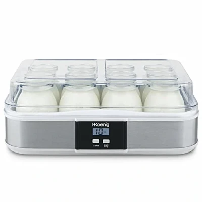 Afbeelding van H. Koenig ELY120 Yoghurtmaker 12 potjes