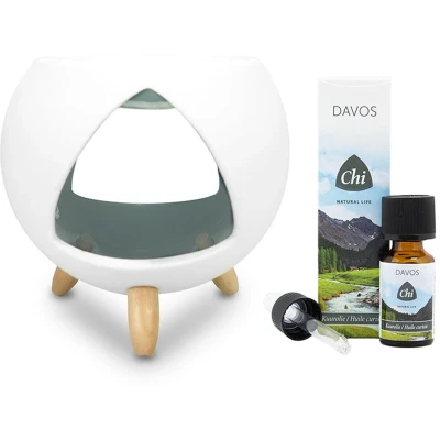 Afbeelding van Chi Cozy Aromabrander + Davos Olie 1st