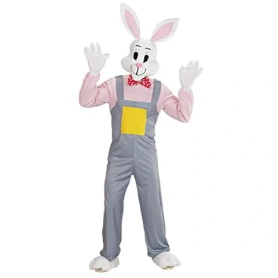 Afbeelding van Widmann Haas &amp; Konijn Kostuum Funny Man Blauw, Wit / Beige XL Carnavalskleding Verkleedkleding