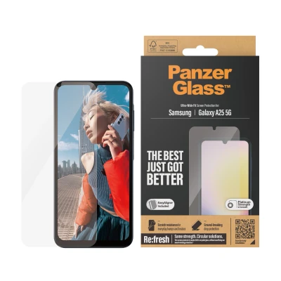 Afbeelding van PanzerGlass Ultra Wide Fit Samsung Galaxy A25 Screenprotector Glas