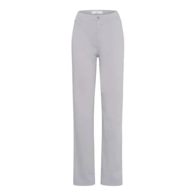 Afbeelding van Brax Dames Style Carola Cotton Stretch broek, grijs, 36W / 30L