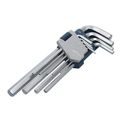 Afbeelding van Inbussleutel Set Ferrestock 1,5 2 2,5 3 4 5 6 8 10 mm 9 pcs