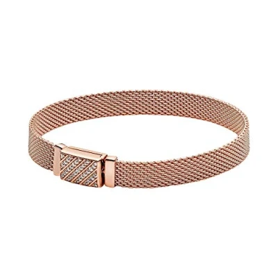 Afbeelding van Pandora Reflexions 589358C01 Armband Long Clasp Pave zilver