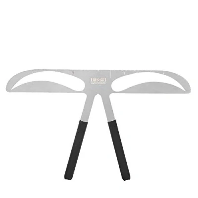 Afbeelding van 3 soorten wenkbrauwliniaal, wenkbrauwmeetliniaal, professionele wenkbrauwvormsjabloon, DIY vormgeving Definieer liniaal make uptool (damewenkbrauw)