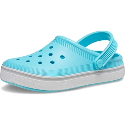Afbeelding van Crocs OFF Court CLOG Pantoffels voor kinderen, Maat: 20/21, Neptune Kunststof