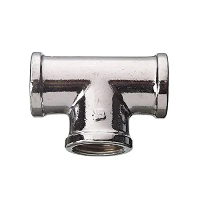 Afbeelding van Cornat chroom T stuk 3/8 inch, TEC386200 3/4 inch Innengewinde