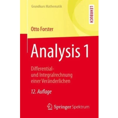 Afbeelding van Analysis 1: Differential und Integralrechnung einer Veränderlichen