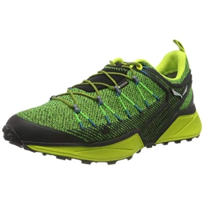 Afbeelding van Salewa Heren MS Dropline Gore TEX Train Running, Black Out/Blue Danube, 48.5 EU