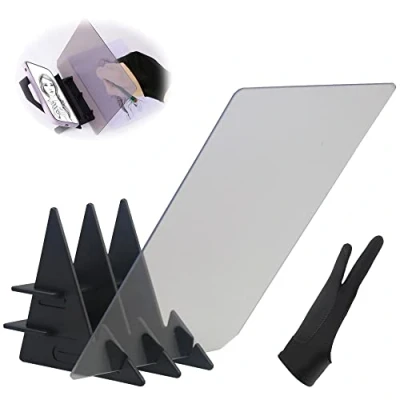 Afbeelding van Diy Tekening Tracing Pad, Optische Tekentafel Afbeelding Kopie Pad Projector Plotter Tekenhulpmiddel Schetsen Tool Voor Kinderen Beginners Kunstenaars
