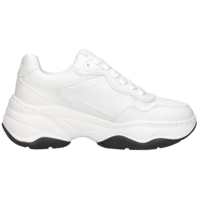 Afbeelding van Guess Hapyy Flphap Sneakers laag, Dames, Maat: 39, White Pu