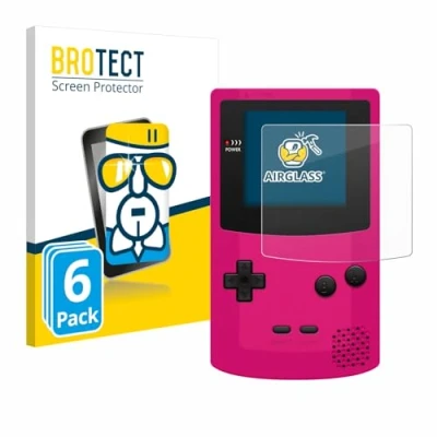 Afbeelding van BROTECT Screenprotector voor Nintendo Gameboy Color Folie Beschermfolie Beschermglas transparant (6 Stuks)