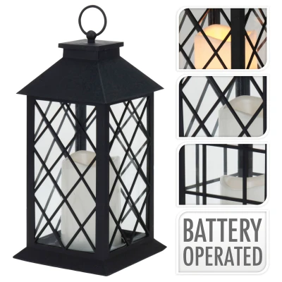 Afbeelding van Homestyle Lantaarn Led Kaars Verlichting 28 cm