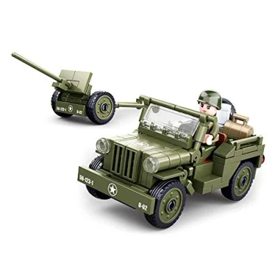Afbeelding van Sluban Iconic Allied Jeep Army M38 B0853