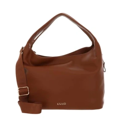 Afbeelding van LIU JO handtas schoudertas Kaliska ECS Hobo Bag Ginger Bread Lichtbruin
