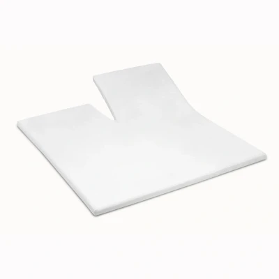 Afbeelding van Split Topper Hoeslaken Molton Cinderella White 15 cm 140 x 200/210