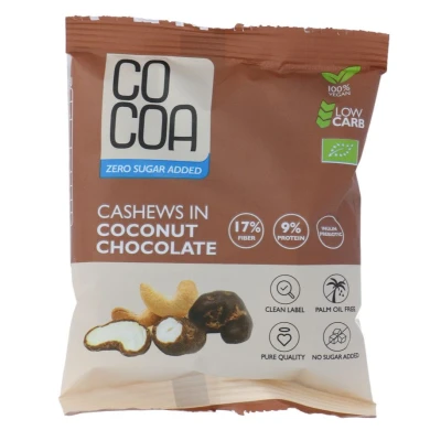 Afbeelding van Cocoa Coconut Chocolate Cashews 70GR