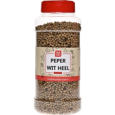 Afbeelding van Van Beekum Specerijen Peper Wit Heel Strooibus 500 gram