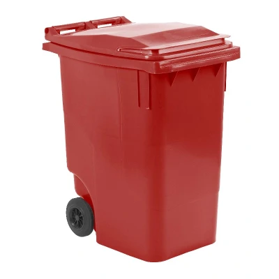 Afbeelding van Mini rolcontainer 360 liter rood