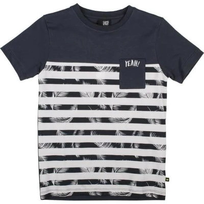 Afbeelding van Rumbl jongens t shirt donkerblauw maat 104/110