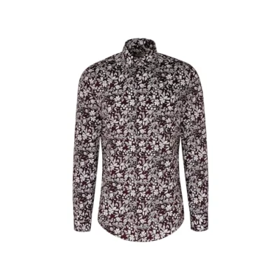 Afbeelding van Seidensticker Zakelijk herenhemd slim fit gemakkelijk te strijken Kent kraag lange mouwen 100% katoen, lila, 37