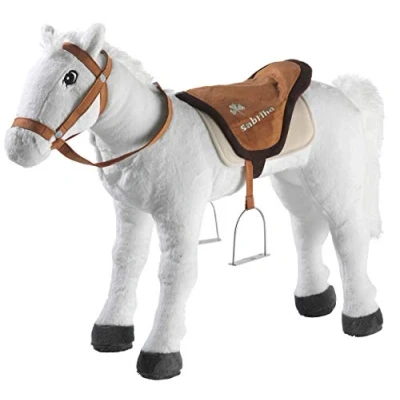 Afbeelding van Bibi &amp; Tina 736078 Blocksberg pluche dier, paard, rijdier, wit