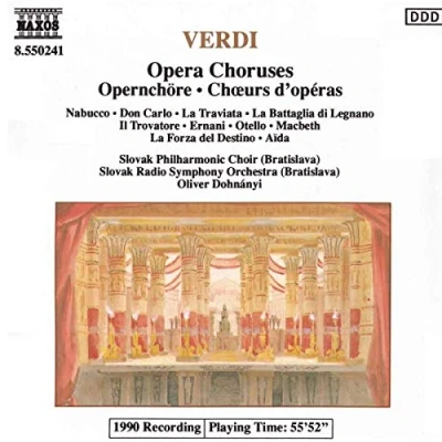 Afbeelding van Slovak Philharmonic Orchestra Verdi: Opera Choruses (CD)