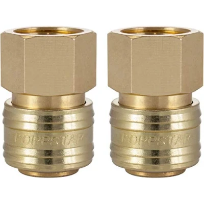 Afbeelding van Poppstar 2x Snelkoppeling Perslucht NW 7,2 met 1/2&quot; Schroef Binnendraad voor Persluchtaansluiting