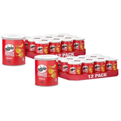 Afbeelding van 2x Pringles Chips Original 12 x 40 gr