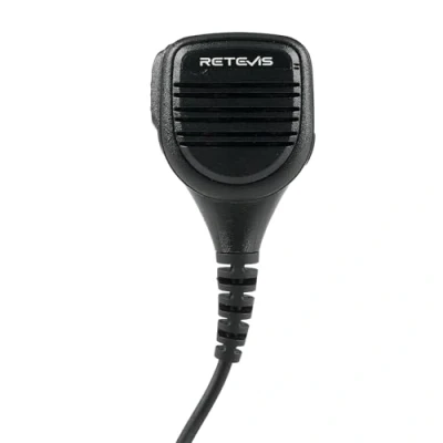 Afbeelding van Retevis RS112 Walkie Talkie Luidspreker, 2 Polig, Waterdicht, IP54 Speaker Microfoon Compatibel met RT24 RT22 RT27 RT84 RT5 RT28 Baofeng UV 5R BF 888S Kenwood TK 3401D Walkies (1 Stuk)