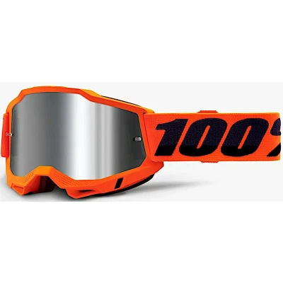 Afbeelding van 100% ACCURI 2 Goggle Neon/Oranje Spiegel Zilveren Flits Lens