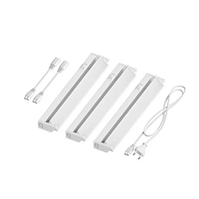 Afbeelding van ledscom.de LED onderkastverlichting LIWO 35cm, draaibaar, 476lm elk, warm wit set van 3