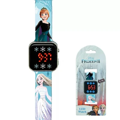 Afbeelding van Disney Frozen LED Horloge Blauw